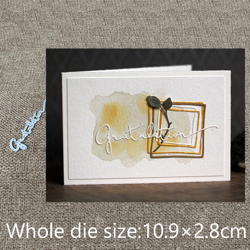 Новый дизайн ремесло резки металла высечки штампы немецкий поздравление