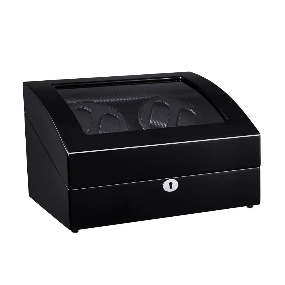 

Watch Winder ,LT Wooden Automatic Rotation 4+6 Watch Winder Storage Case Display Box black colors 2019