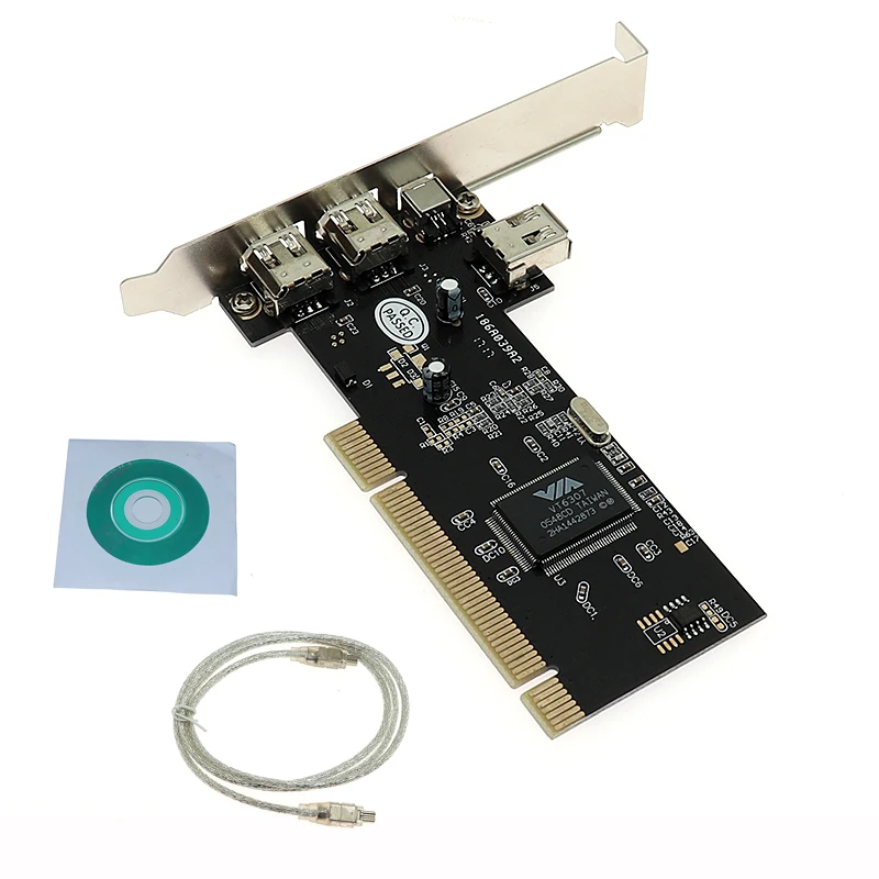 3 Порты Firewire IEEE 1394 4/6 Pin PCI до DV карты контроллера Карта видеозахвата адаптер для HDD