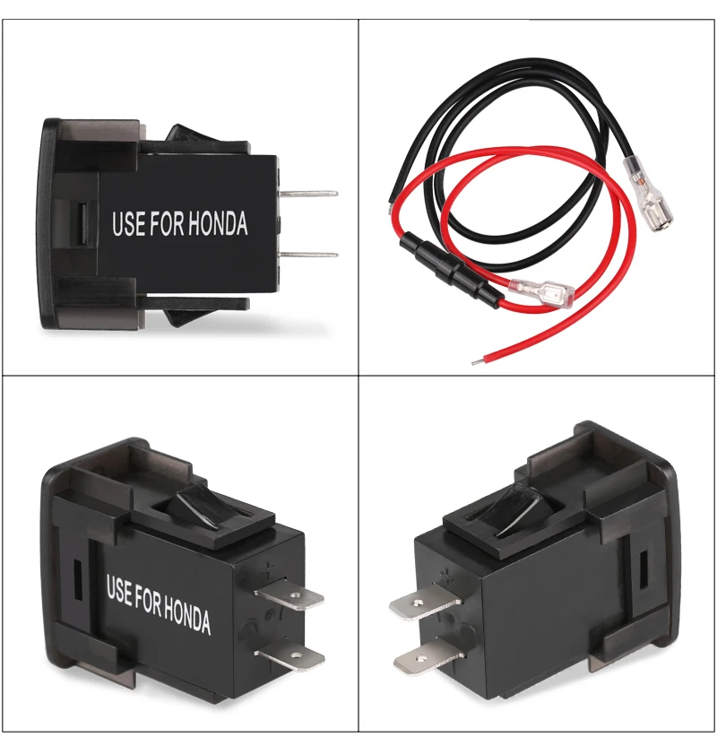 4.2A Dual USB Автомобильное зарядное устройство для Honda с местоположением парковки мобильный телефон вольт метр автомобильное зарядное устройство разъем gps трекер локатор