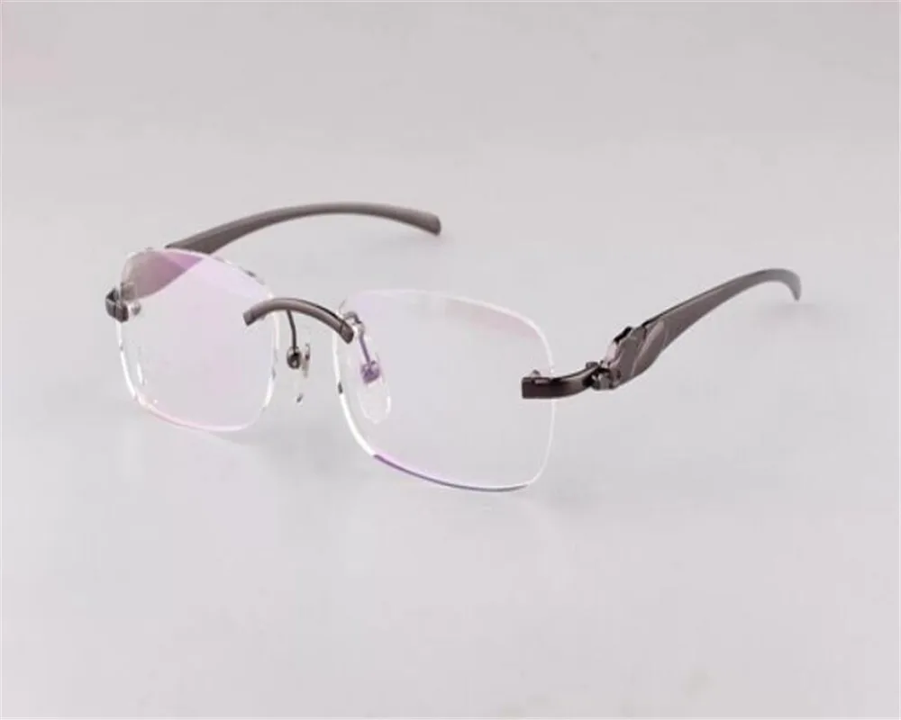 Оправа для очков без оправы винтажные оптические очки унисекс Брендовые