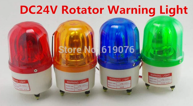 

LTE-1101 Alert Lamp Stille Een Inbraakalarm Twinkle Lamp Buzzer Roterende Signaal Lamp Voorzichtigheid Lamp DC24v