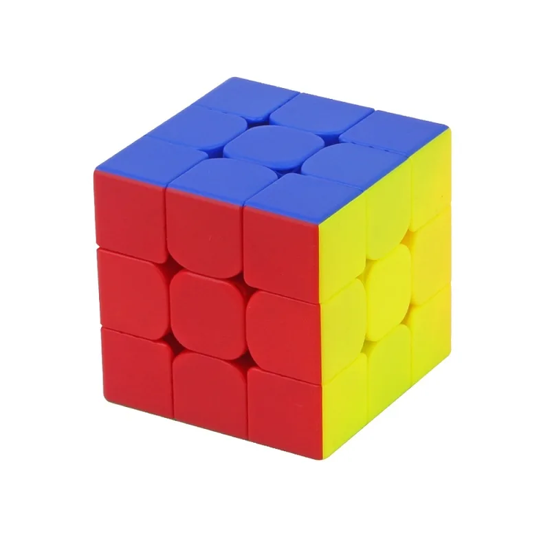 Outsmart Little Magic 3x3x3 высокоскоростной магический куб Твист Головоломка 3x3 Yuxin 55 5 мм