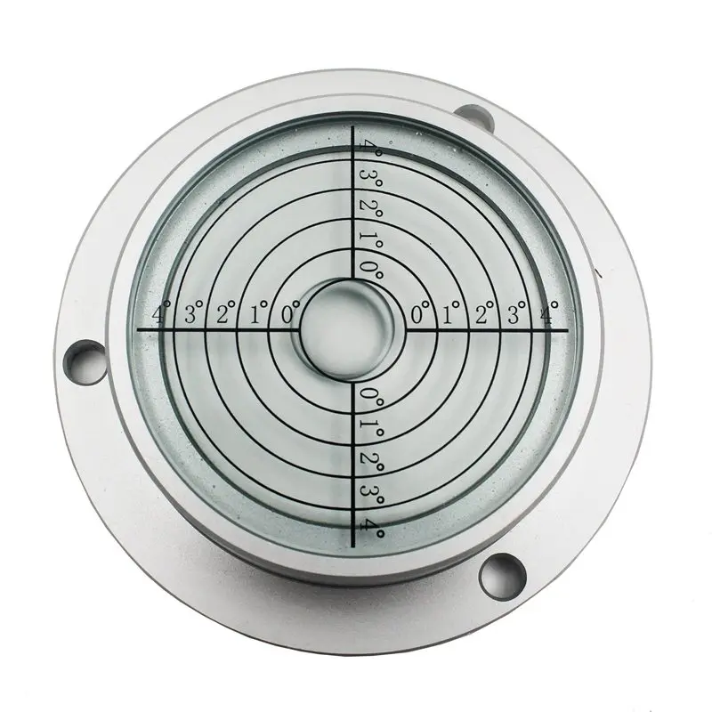 QASE металлический спиртовой уровень круглый пузырьки 90*70*21 мм для строительной