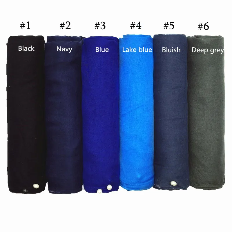 Женская повязка на голову тюрбан твердый шарф Мусульманский Хиджаб Снуды с