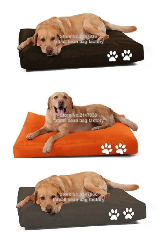 Cheap Fashion barata personalizada saco de feijão bonito cachorros camas com dois patas estampado