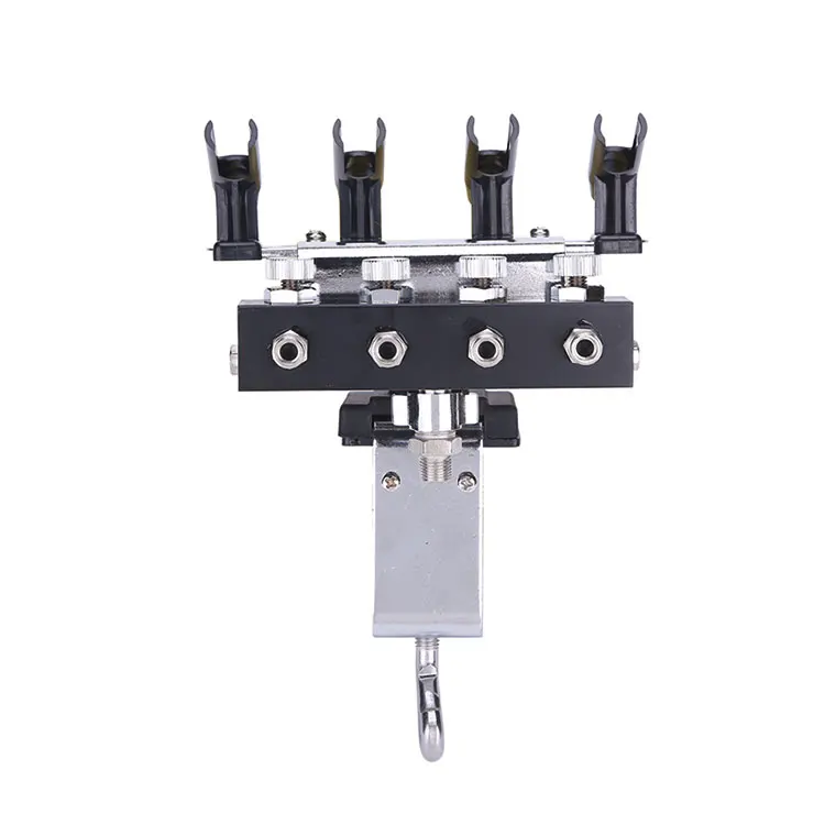 Airbrush Holder OPHIR 4-держатели аэрографа и 5x1/8& 1/8 воздушный шланг набор сплиттеров регулируемый держатель для аэрографии Art& Cake paint_ AC121+ AC024-5x - Цвет: Airbrush Holder