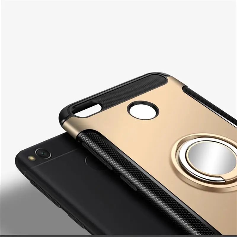 Xinchentech чехол для Xiaomi Redmi 4x с держателем роскошный ТПУ + PC жесткий аксессуар Fundas Redmi4X