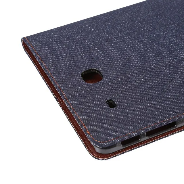 Ковбойский Джинсовый чехол книжка из искусственной кожи с кожаным рукавом