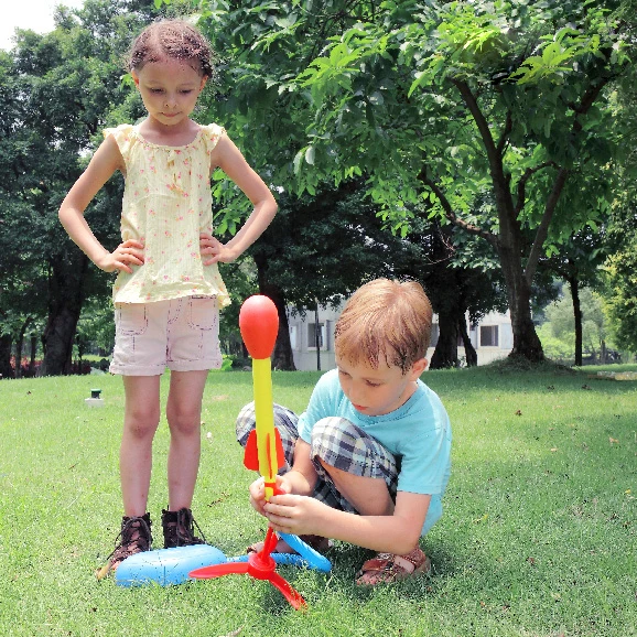 BOHS Stomp Rocket Launcher спортивная игрушка для игр на открытом воздухе|rocket beads|rocket balloonrocket