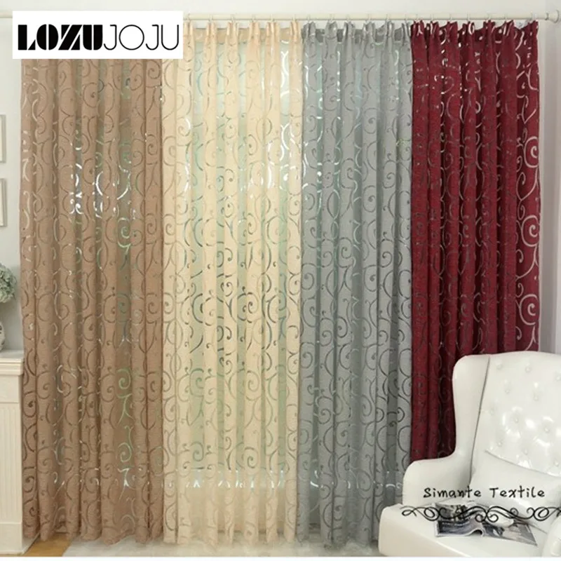 Современные полузатемненные шторы LOZUJOJU бесплатная доставка|blackout curtains|window