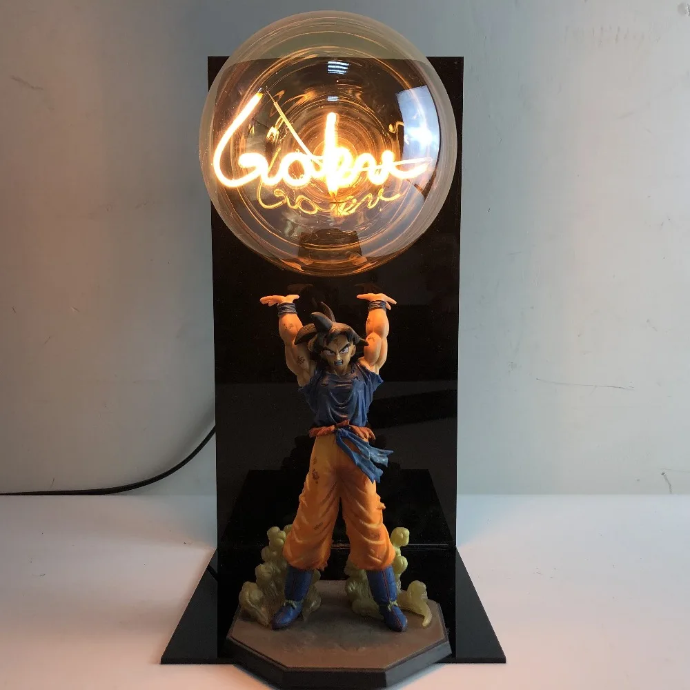 Dragon Ball лампа Goku DBZ ночные светильники Настольная лампа Dragon Ball Супер Goku Kamehameha лампа ночник Lampara слово лампы