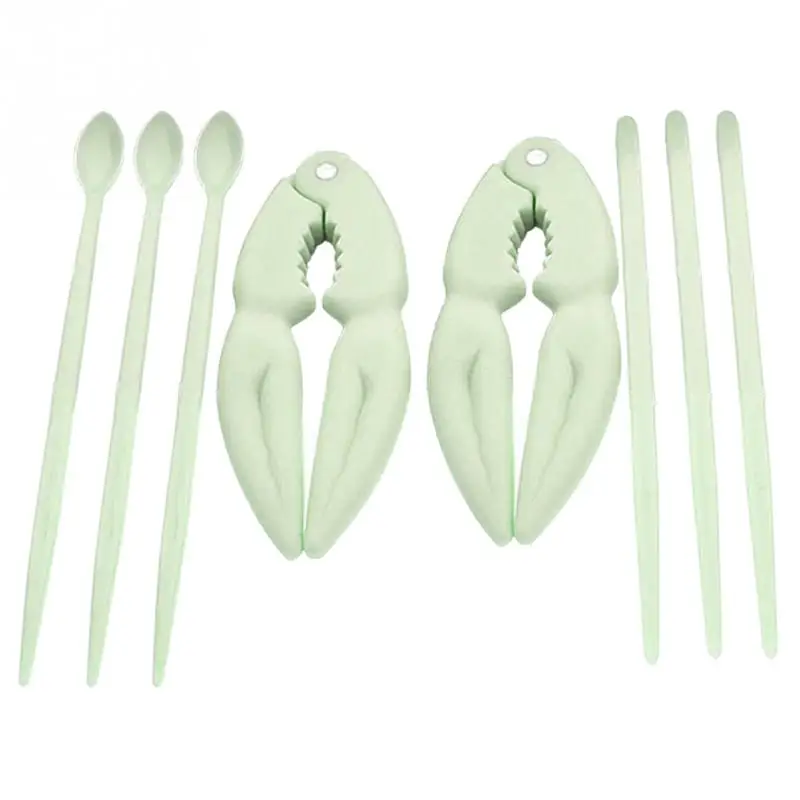 8 шт./компл. ложка Краб Пластик Омар морской Еда инструмент крекер основа