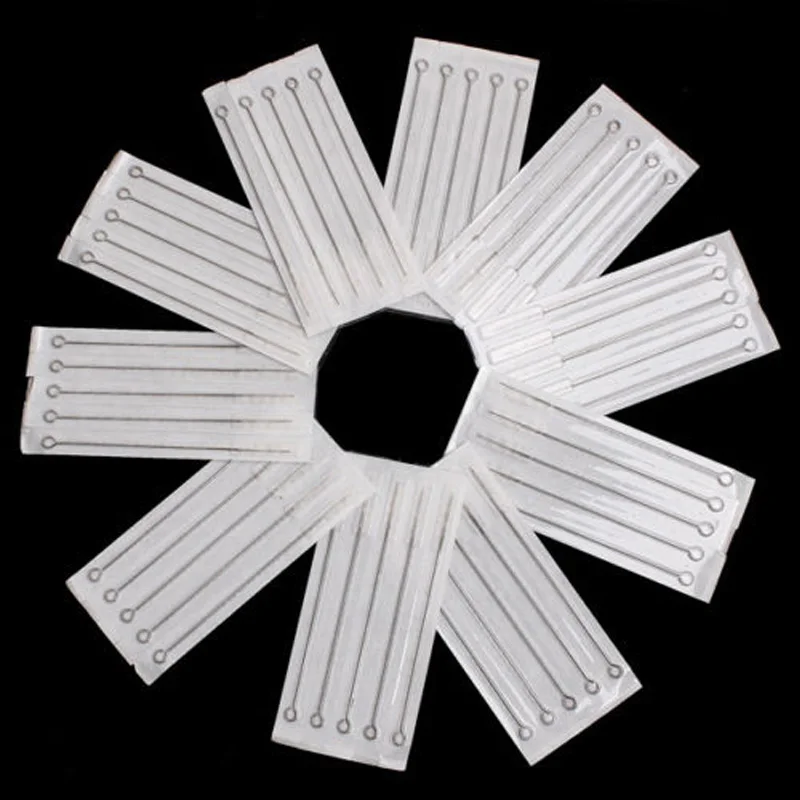 50pcs 100% Pro 5RL Tattoo Needles Disposable Round Liner Sterilize Stainless Steel Tool | Красота и здоровье