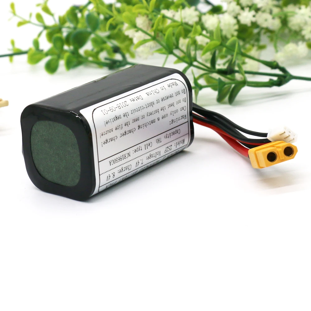 KLUOSI БПЛА литий-ионная аккумуляторная батарея 7,4 V/8,4 V 7000mAh 2S2P использование одной ячейки NCR18650GA комбинация подходит для различных дронов