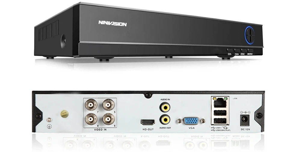 H265+ NINIVISION 5MP 4MP 4CH 4 канала 5 в 1 XMEYE Гибридный wifi TVi CVI NVR AHD CCTV DVR видеонаблюдение Видео Recoder