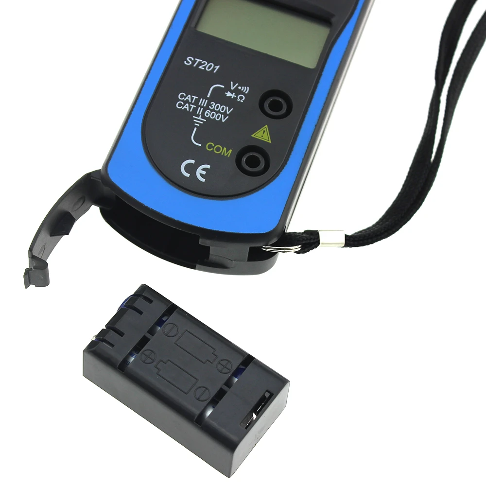 ST-201 цифровой мультиметр автоматический диапазон клещи измеритель DMM AC DC Вольт Ом