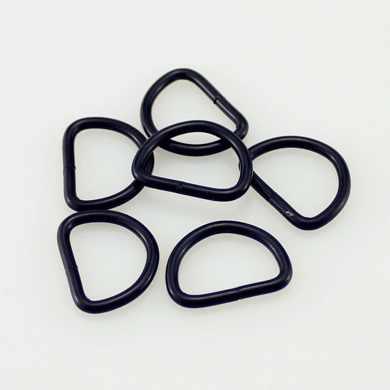 10 шт. d образное кольцо с металлической пряжкой лямки для рюкзака детали кожаных