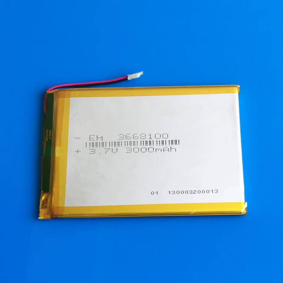 3 7 V 3000mAh 3668100 литиевая полимерная аккумуляторная батарея с защитной доской для PDA