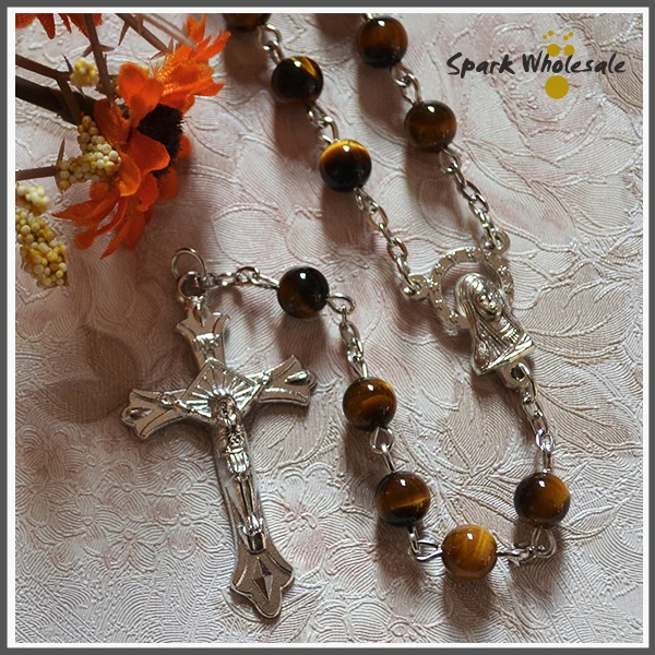 10 шт./лот роскошный религиозный 6 мм натуральный желтый тигровый глаз бусины