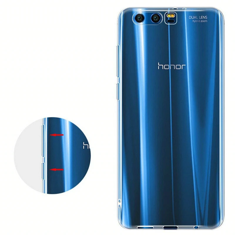 Чехол для huawei Honor 9 TPU Силиконовый прочный прозрачный мягкий чехол защитный на