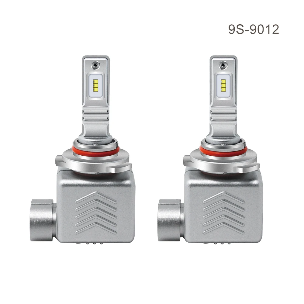 Светодиодные лампы EURS H4 Led H7 H11 H8 H9 для автомобильных фар без ошибок Canbus
