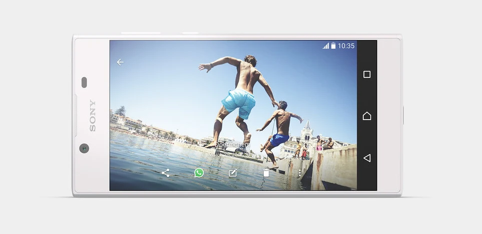 sony Xperia L1 5,5 дюйм андроид смартфон 2 Гб 16 Гб MT6737T четырехъядерный 2620 мАч 13 МП 4G мобильный телефон