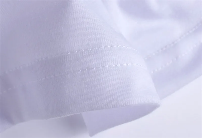 Rocksir бренд + лето 2017 мужская мода футболки печать цвет радио популярных белая