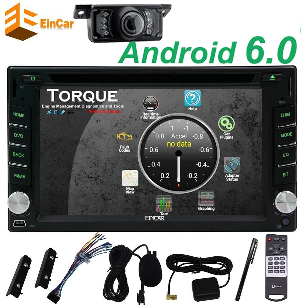 Автомобильный ПК dvd-плеер Android 6 0 два 2Din автомобильный стерео Авто радио плеер Wifi