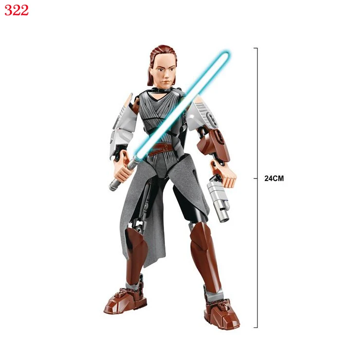 Звездные войны сборная фигура строительный блок игрушка Kylo Ren Чубакка Дарт Вейдер Boba Jango Фетт Штурмовик совместим с - Цвет: Ksz322