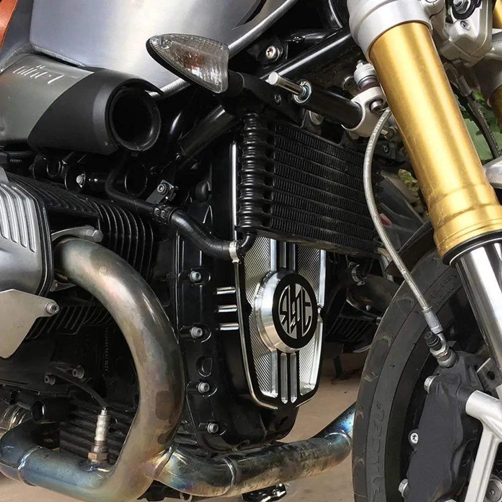 

Motorcycle Aluminum Radial Front Engine Case Protector Frame Cover Breast Plate For 2013-2017 BMW R NINE T R9T 2014 2015 2016