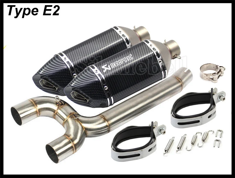 Fz-6n akrapovic выхлопная труба мотоцикла из углеродного волокна глушитель труба полная система для yamaha fz6 выхлопная FZ6 S2 FAZER FZ6N FZ6S 2004-2010