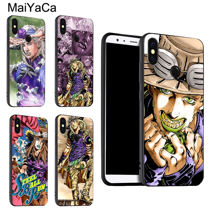 Чехол Gyro Zeppeli Jojo Steel Ball Run для POCO X3 F2 чехол Red mi Note 9 Pro 8 7 8T 9S 9A 9C Mi 10 Lite 9T A3 Coque|Бамперы| |