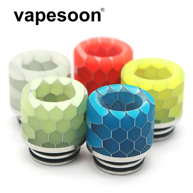 

20pcs High Quality 810 Luminous Drip Tip in dark For TFV12 Prince TFV8 BIG BABY Stick V8 TFV12 Prince IJUST 3 Falcon king Tank