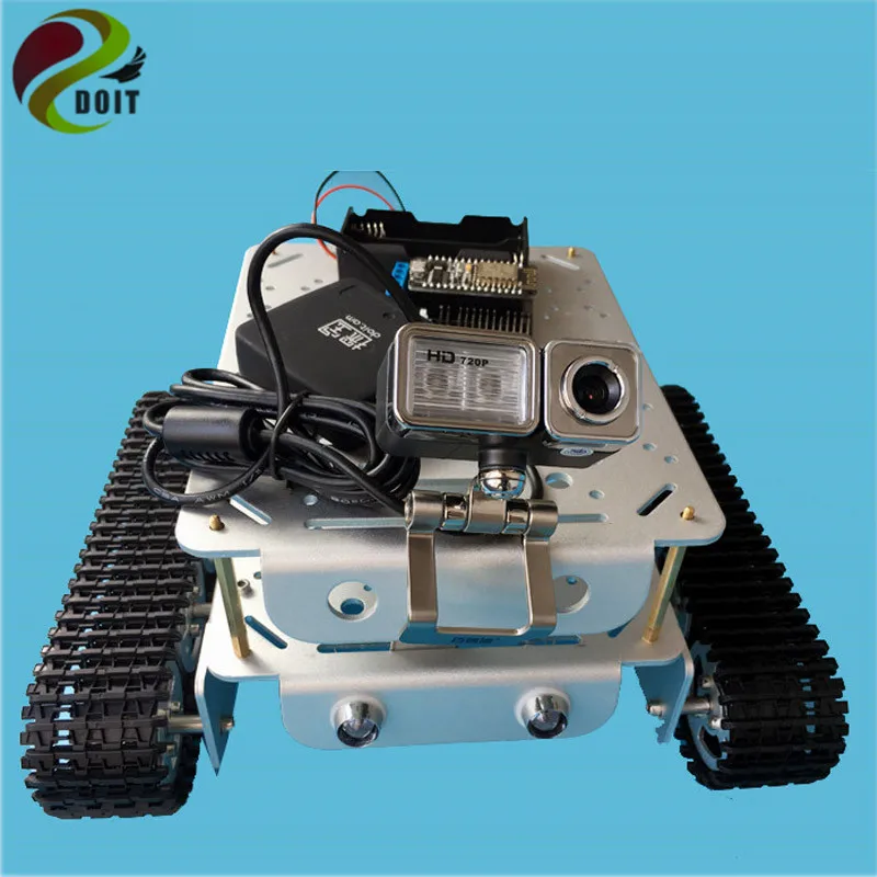 DOIT TD200 двойной гусеничный тяжелый металлический видеобак шасси модель робота