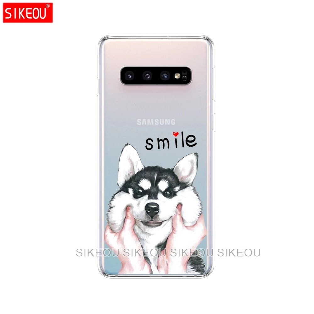 61008 Для samsung Galaxy S10 чехол S10Plus Силиконовый ТПУ чехол для телефона S10 E чехол для samsung S10 Plus G975F S 10 SM-G973F прозрачный - Цвет: 61008