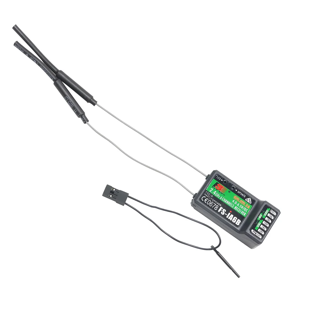 Flysky 2 4G 6CH FS-iA6B FS iA6B приемник PPM выход W/ iBus порт совместим с FS-i4 FS-i6 FS-i10 FS-GT2E