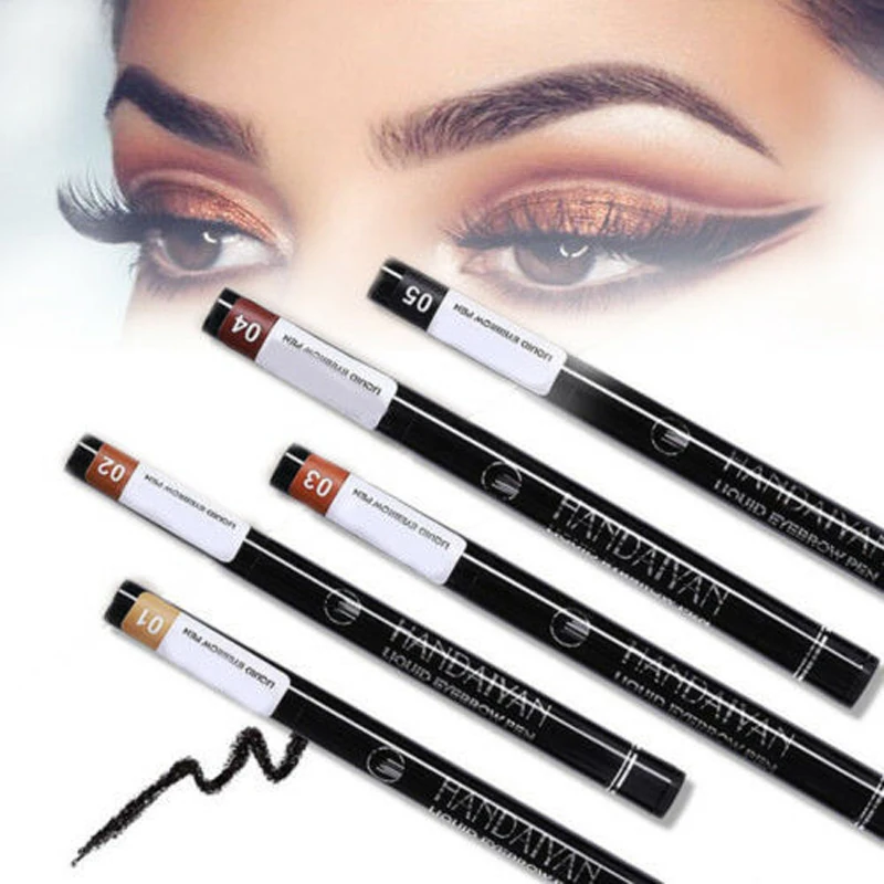 Карандаш для бровей полуперманентный карандаш макияжа стойкий жидкий