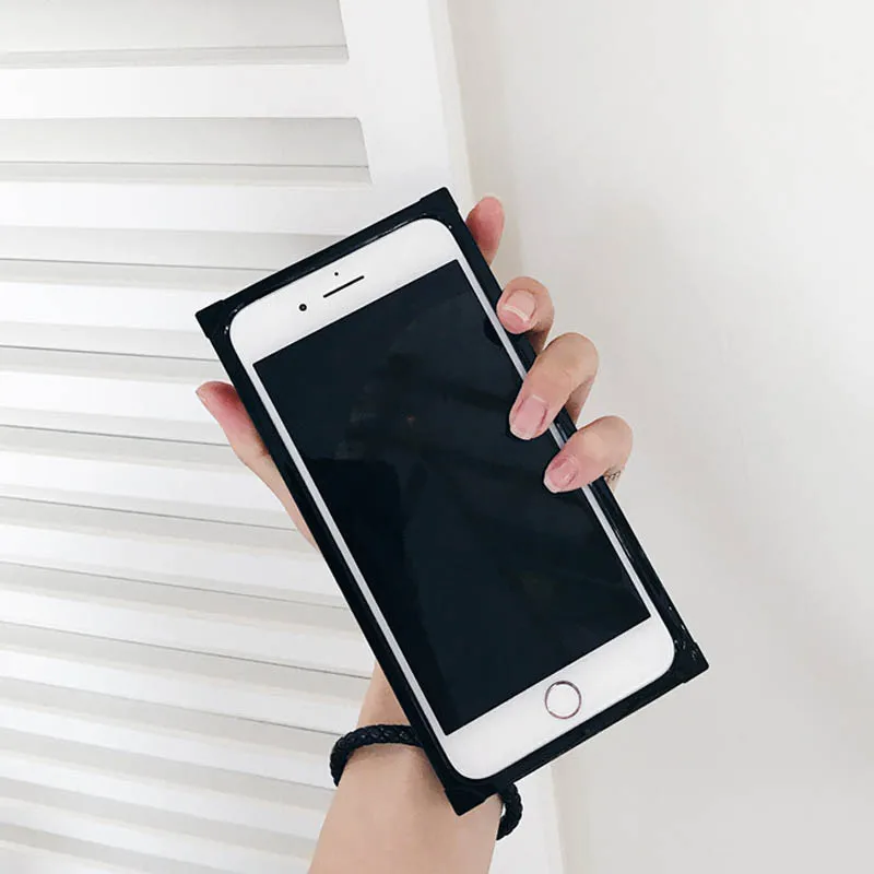 JiBan NEW Glossy Hybrid Marble Stone Pattern Phone Case for iphone 8 6s 6Plus Soft silicon back cover iphone7 7Plus Lady |