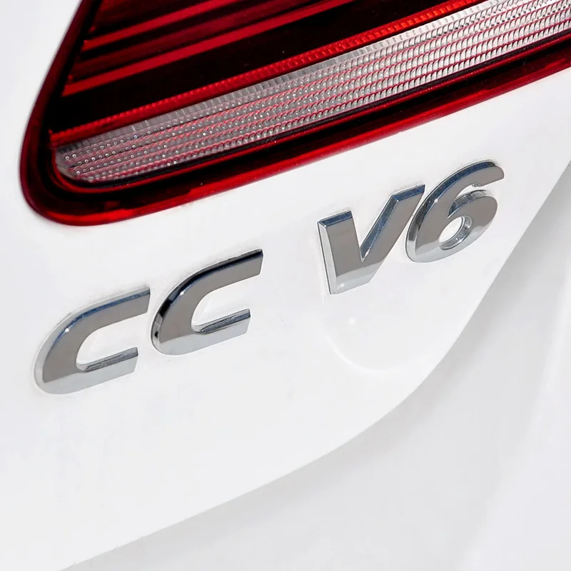 3D автомобильный логотип наклейка эмблема авто значок наклейка для V6 логотип для Volkswagen CC Touareg Magotan Honda Audi Jaguar Renault peugeot Jeep