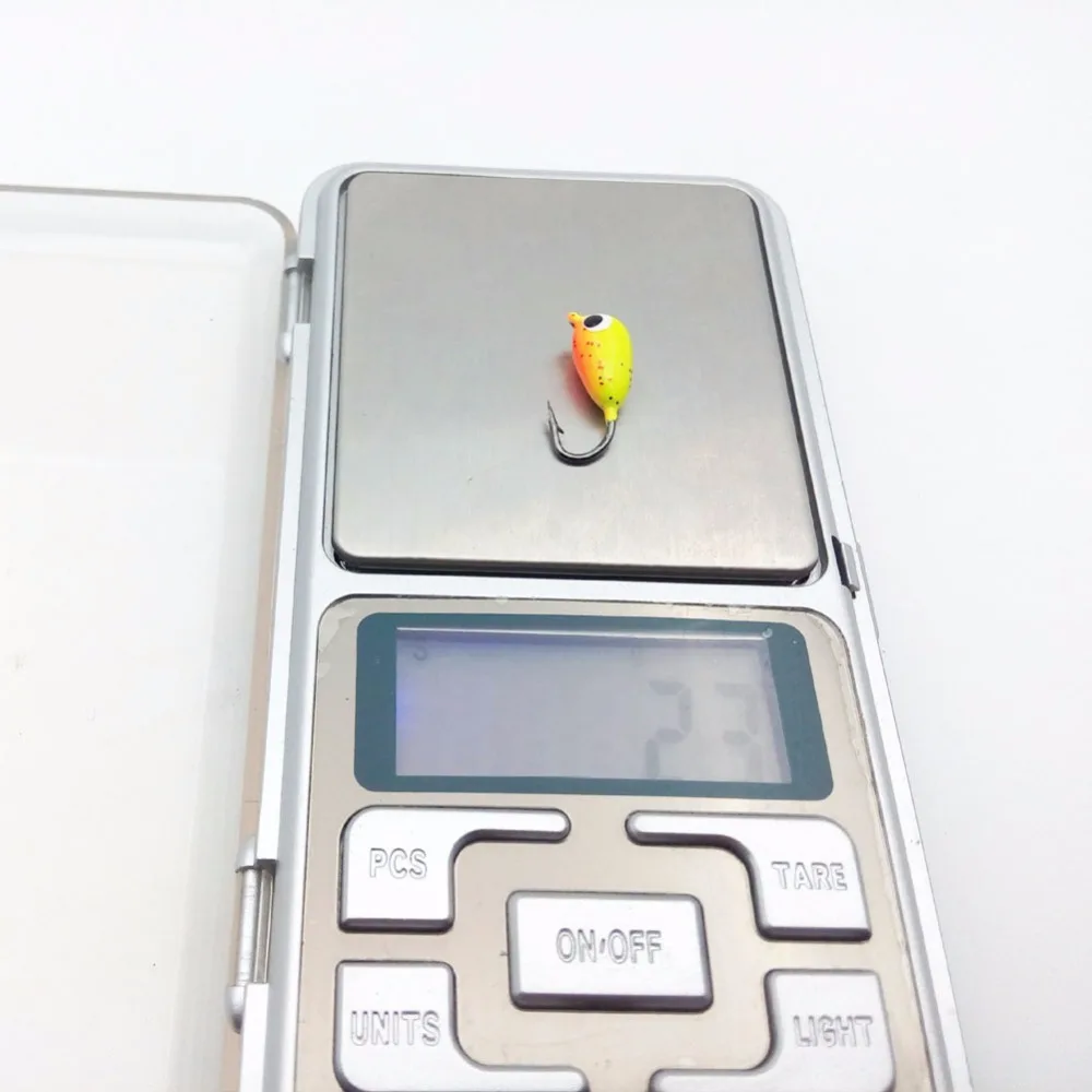 INFOF 12 шт./лот рыболовные крючки для подледной рыбалки джиг-головка 0 71 дюйма 08