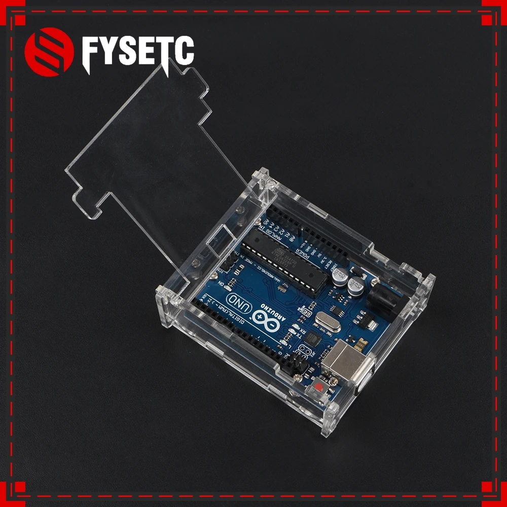 

Прозрачный Акриловый чехол для Arduino Uno R3, 2 шт.