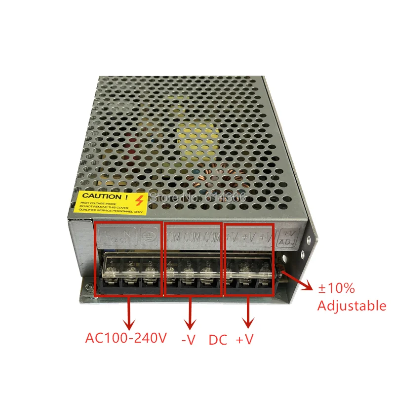 1 шт. 100 Вт 5 В 20A Питание AC к DC мощность suply 5 в 100 Вт Питание 100-240VAC 199*98*42 мм