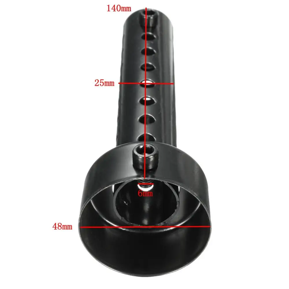 Long 48mm Мотоцикл может дБ убийца глушитель Шум звук Eliminator выхлоп Регулируемый глушитель 35 мм/42 мм/45 мм/48 мм/60 мм - Цвет: Long 48mm