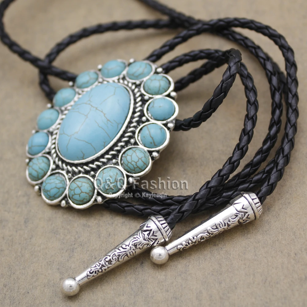 Новое поступление модная индийская Бирюзовая кожа с покрытием из серебра в