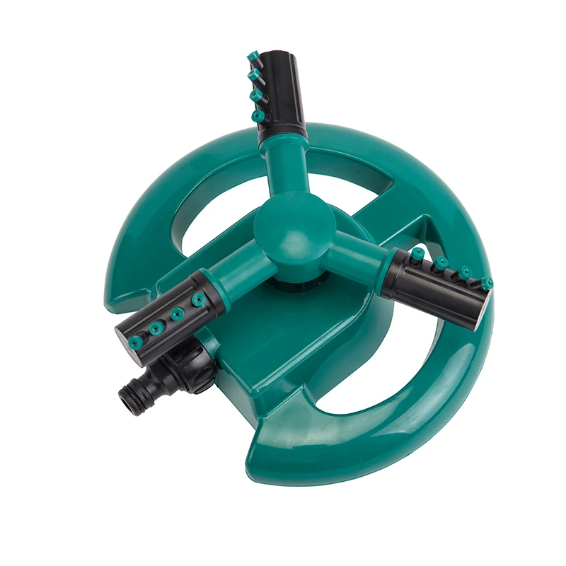 360 Degree Automatic Rotary Nozzle Sprinkler Garden Watering Plastic Three fork Irrigation | Инструменты