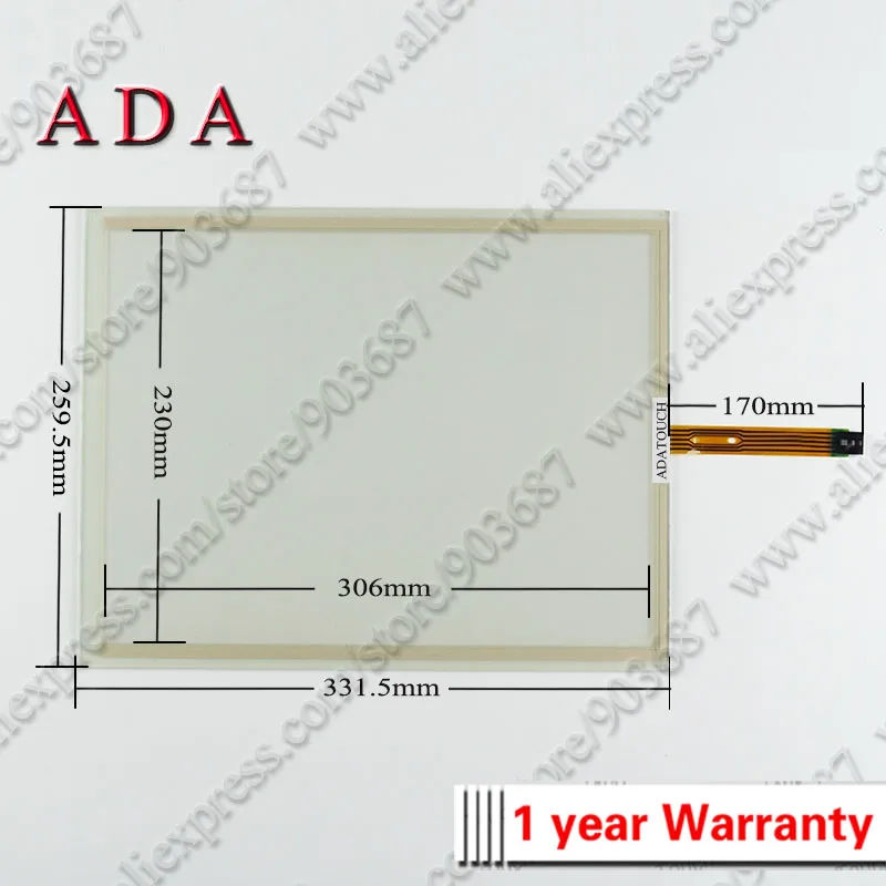 Touch Panel Glass for 6AV7872-0BC30-0AC0 Screen Digitizer 3.3mm Thickness | Компьютеры и офис