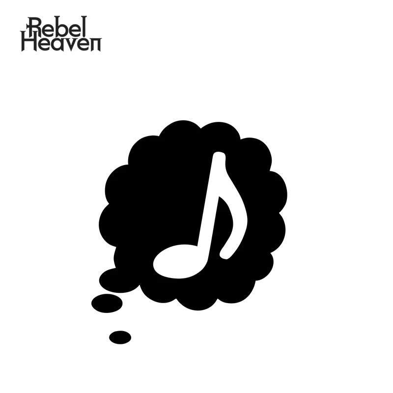 Забавная Автомобильная наклейка Rebel Heaven JDM THINK MUSIC молящая пара Kanji Luck RUNNING ALIEN