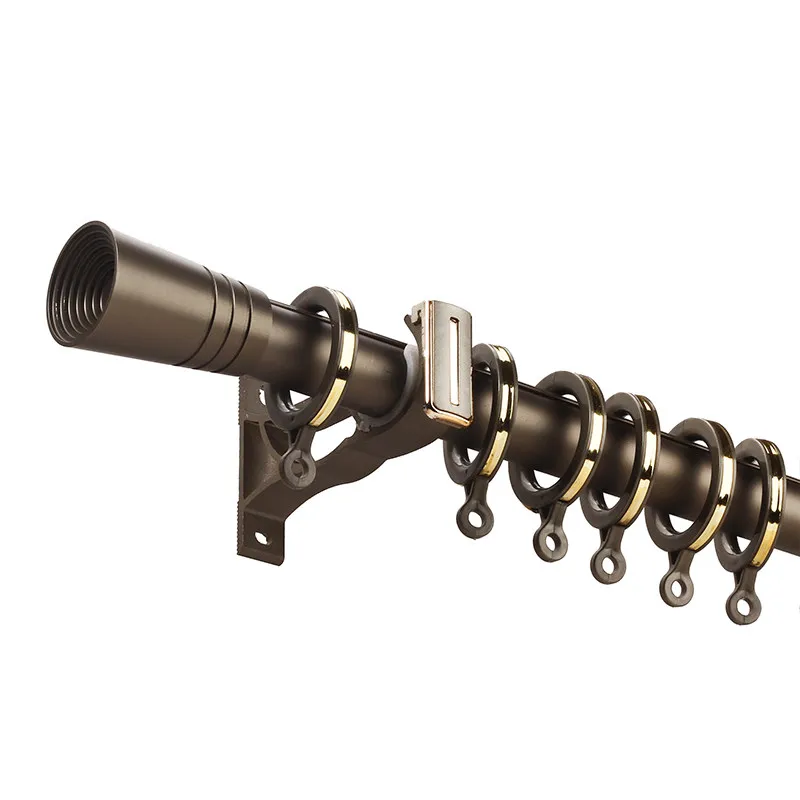 C Double rod Простые римские стержни, бесшумные карнизы для штор, одинарные и двойные карнизы для штор, Аксессуары для штор - Цвет: C Double rod
