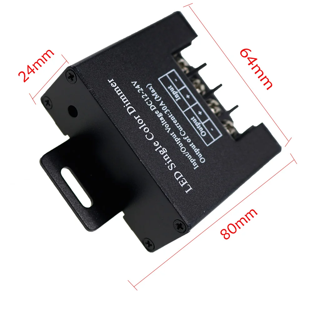 DC12 24V LED Одноцветный диммер 30A 11 ключей RF Диммер контроллер для 5050 3528 SMD одноцветная